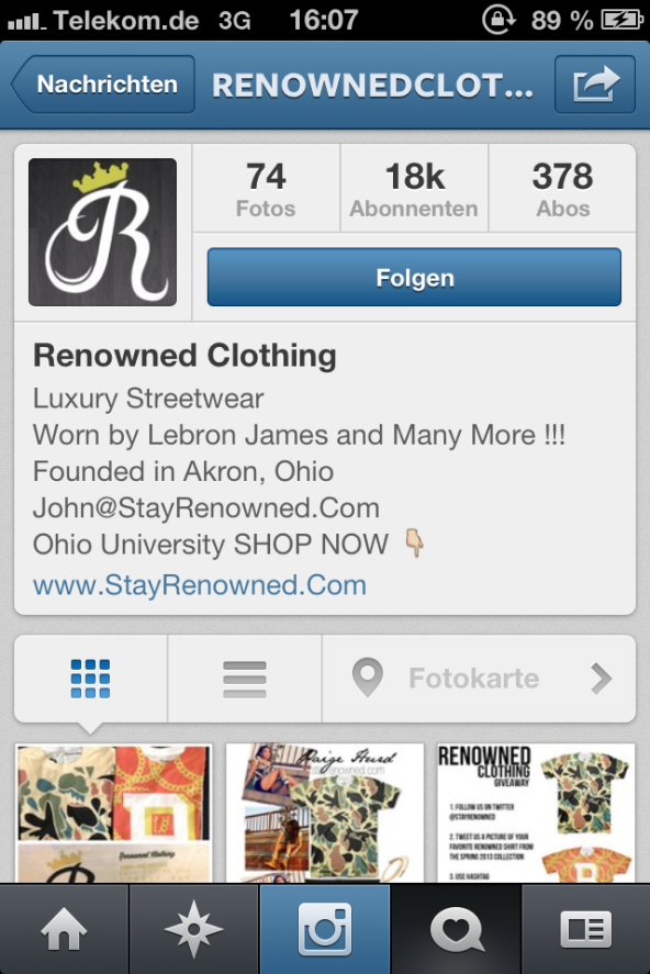 Renowned Clothing