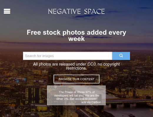 Negative Space - freie Stockfotos ohne Copyright